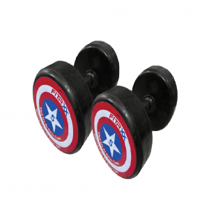 Round Rubber Dumbbells (Home Use)